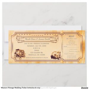 western_vintage_wedding_ticket_invitation_rsvp-r12ef8d0921f942e89e1e73b61bdaff66_tcvcb_2154 Western Vintage Wedding Ticket Invitation & rsvp