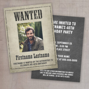 wild_west_wanted_poster_birthday_party_invitation-r_84ea8j_2154 Wild West Wanted Poster Birthday Party Invitation