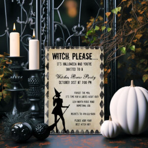 witch_please_halloween_party_invitation-r_8w5rs3_2154 Witch Please..Halloween Party Invitation